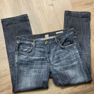 Citizens of Humanity Straight Leg Jeans Mens 36x29 Dark Wash Made in USA Classic